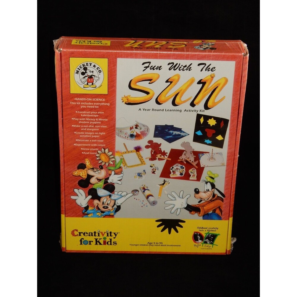 Creativity for Kids Mickey & Co Fun with the Sun Activity Kit #1811 SEALED